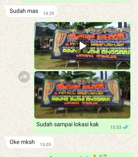 Pengiriman Papan Bunga Harapan Indah Bekasi