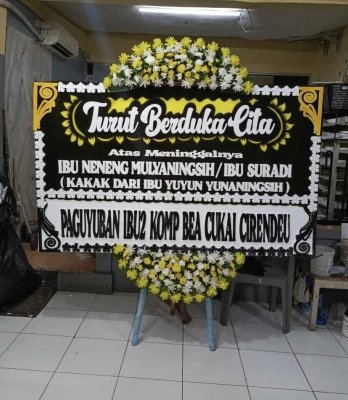 Papan Bunga di Harapan Indah Bekasi